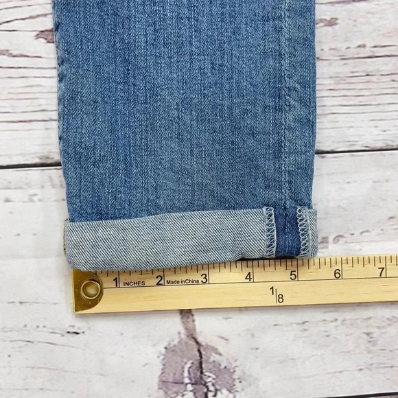 7 For All Mankind The Skinny Crop & Roll Jeans - Picture 9 of 14